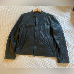 John Varvatos leather jacket